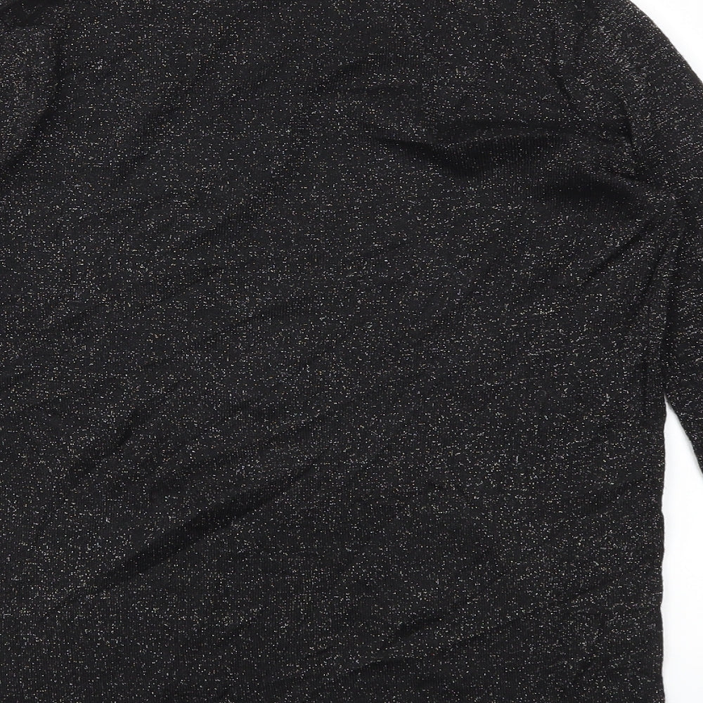 Primark Womens Black Basic T-Shirt Size 10