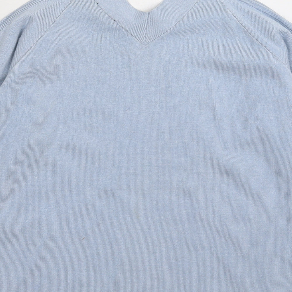 New Look Girls Blue Knit Pullover Jumper Size 12-13 Years