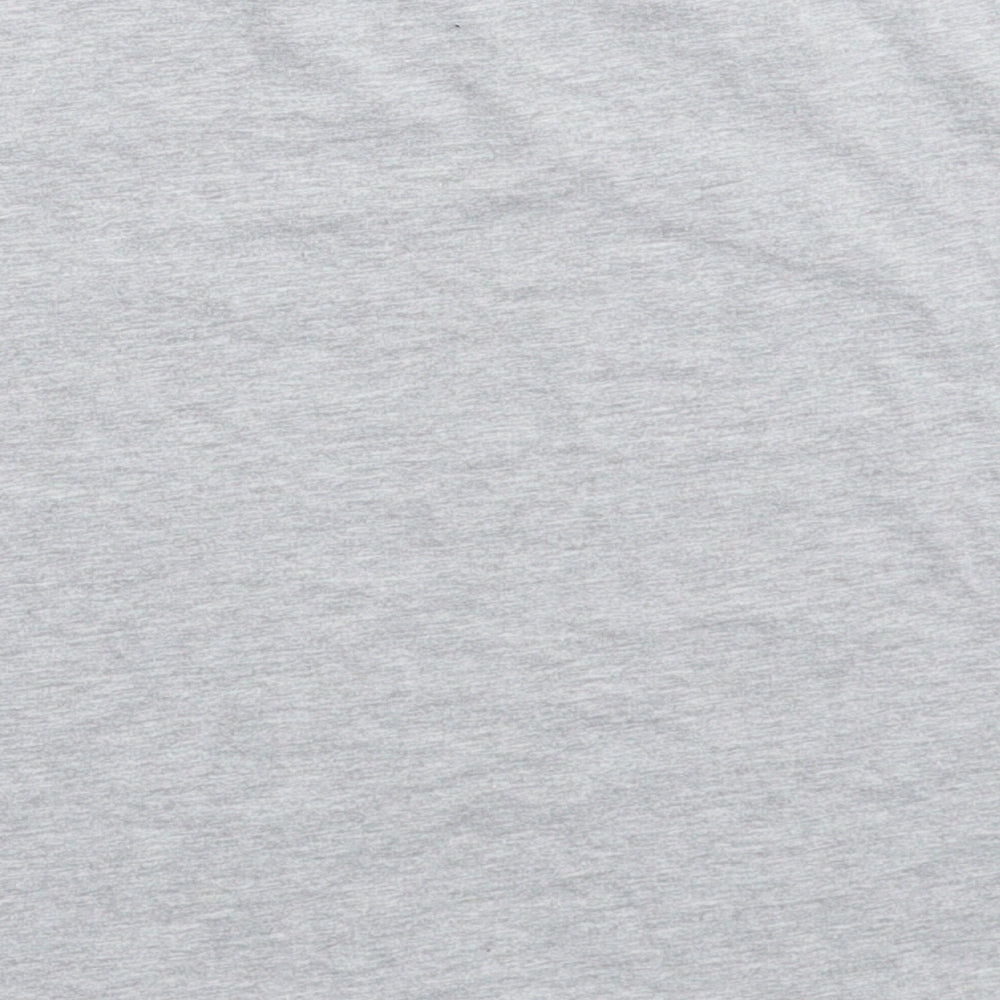 Missguided Womens Grey Basic T-Shirt Size 12