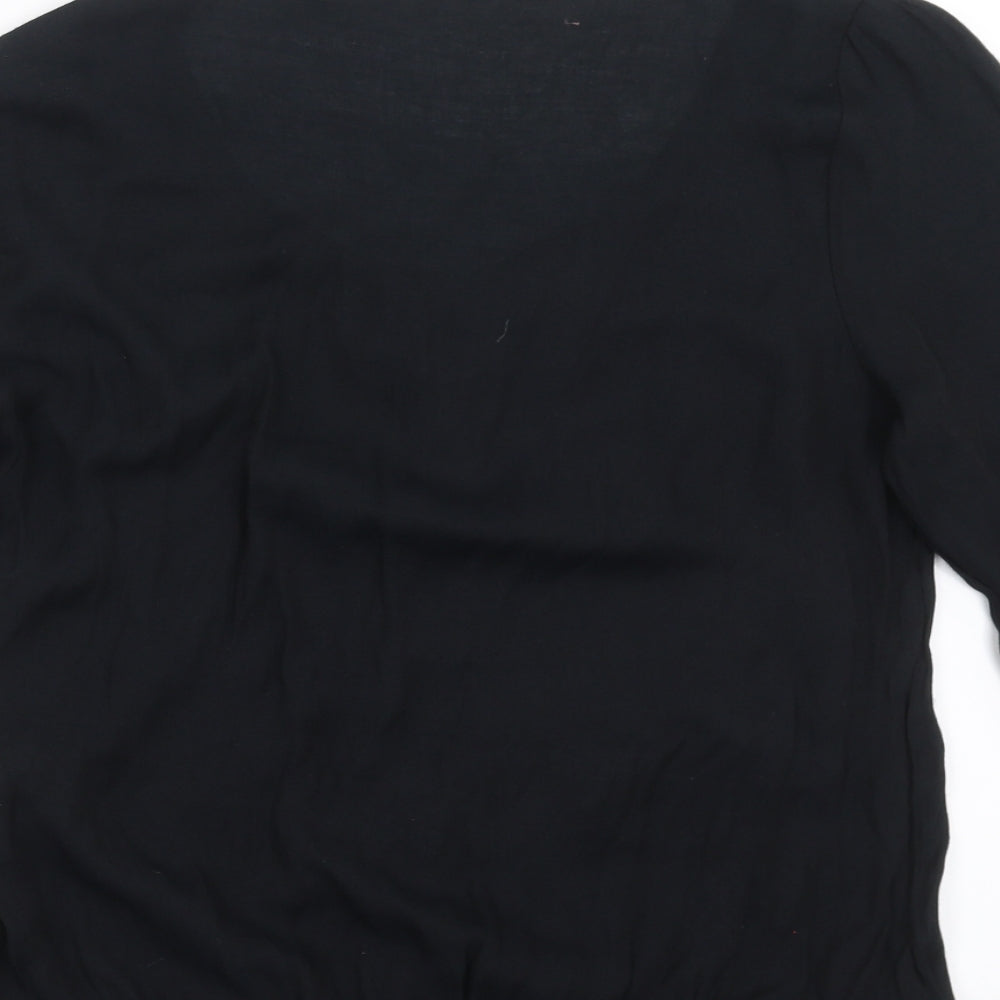 NEXT Womens Black Basic Blouse Size 6