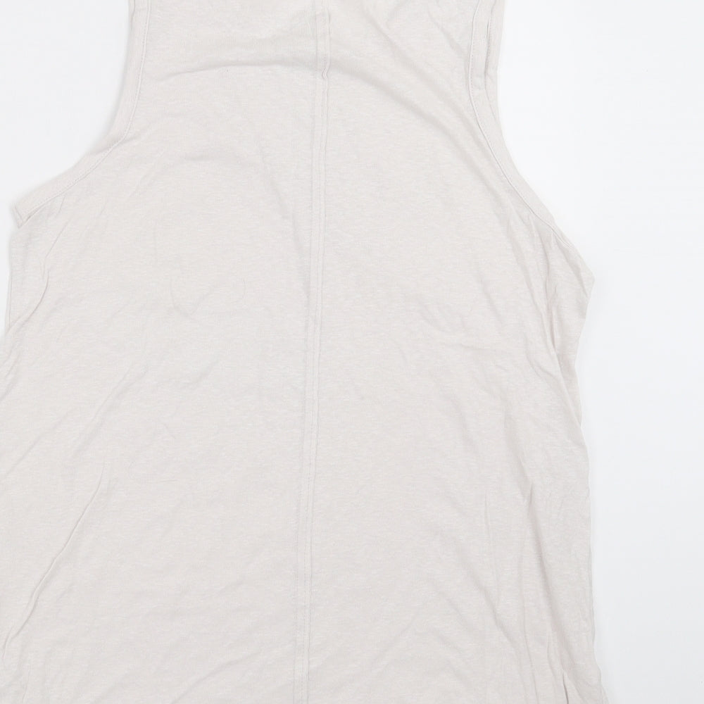 River Island Womens White Basic Tank Size 12 - Off White