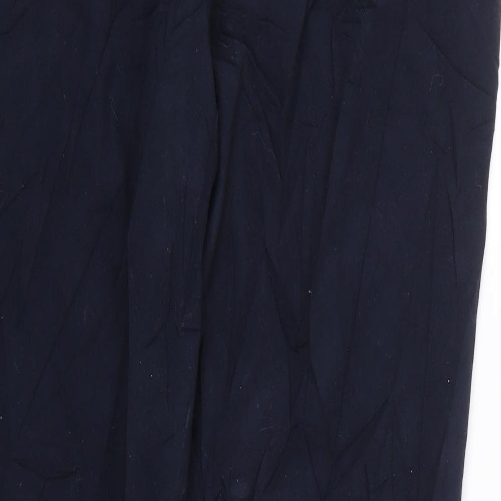 Marks & Spencer Womens Blue Trousers Size 14 L27 in
