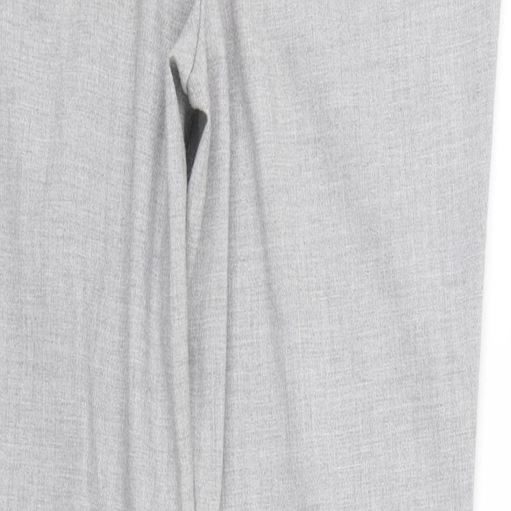 Next Womens Grey Trousers Size 8 L29 in