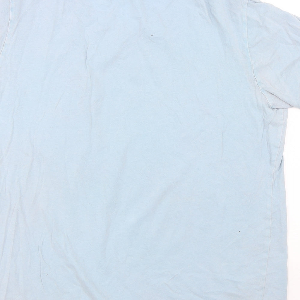 PINK Womens Blue Top Pyjama Top Size L