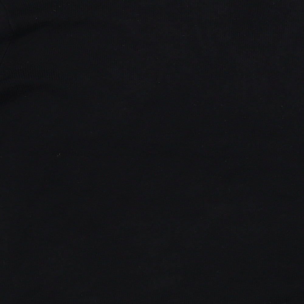 IMAGES Womens Black Pullover Jumper Size L