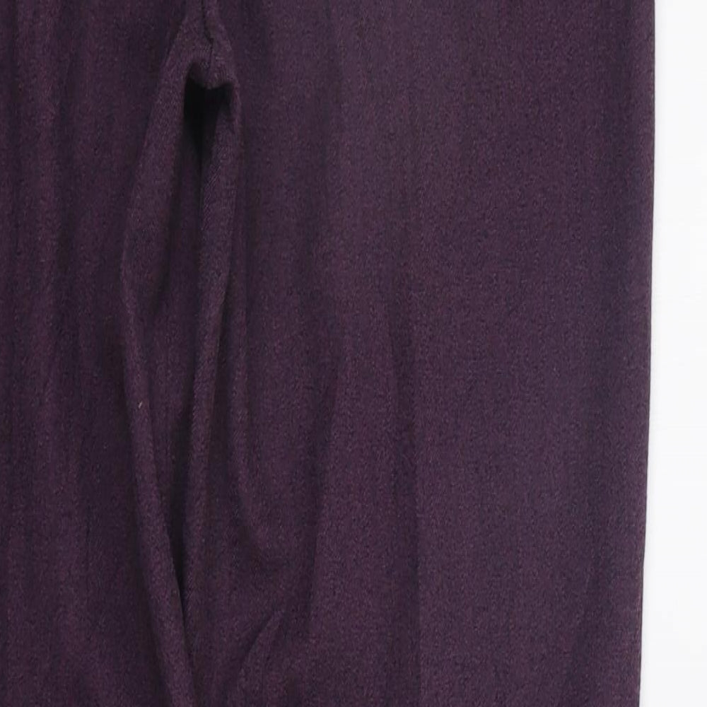 emma collection Womens Purple Trousers Size 14 L28 in
