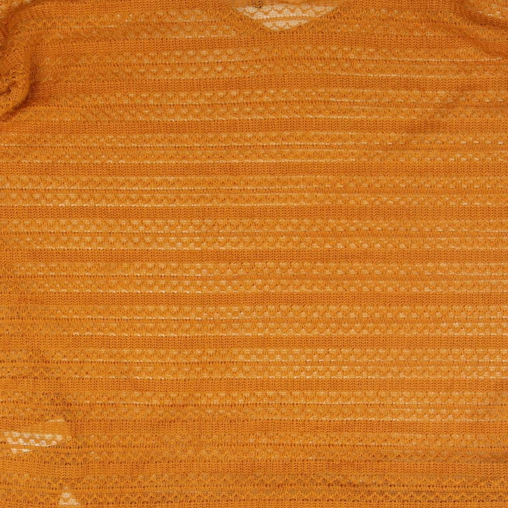 NEXT Womens Orange Geometric Basic T-Shirt Size 10