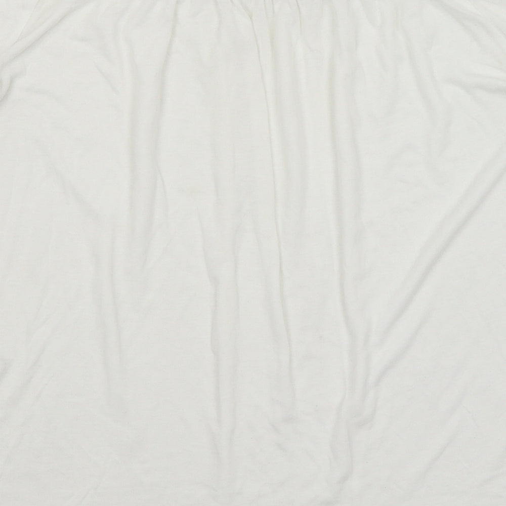 NEXT Womens White Basic T-Shirt Size 14