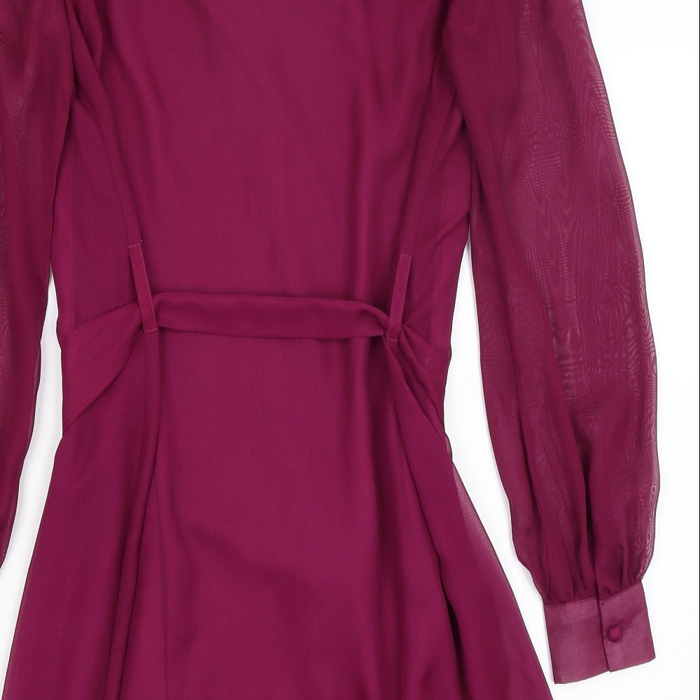 Soda Mix Womens Purple A-Line Size 8