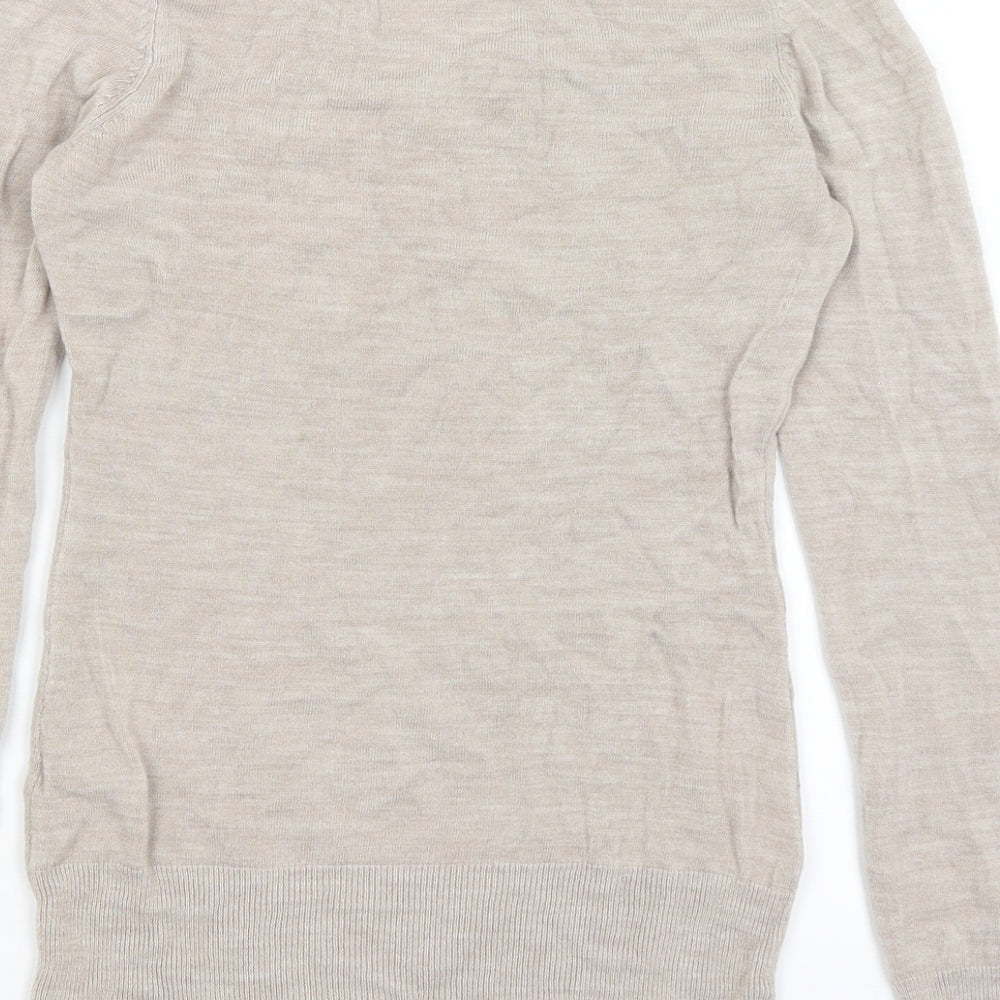 Dunnes Womens Beige Pullover Jumper Size 8