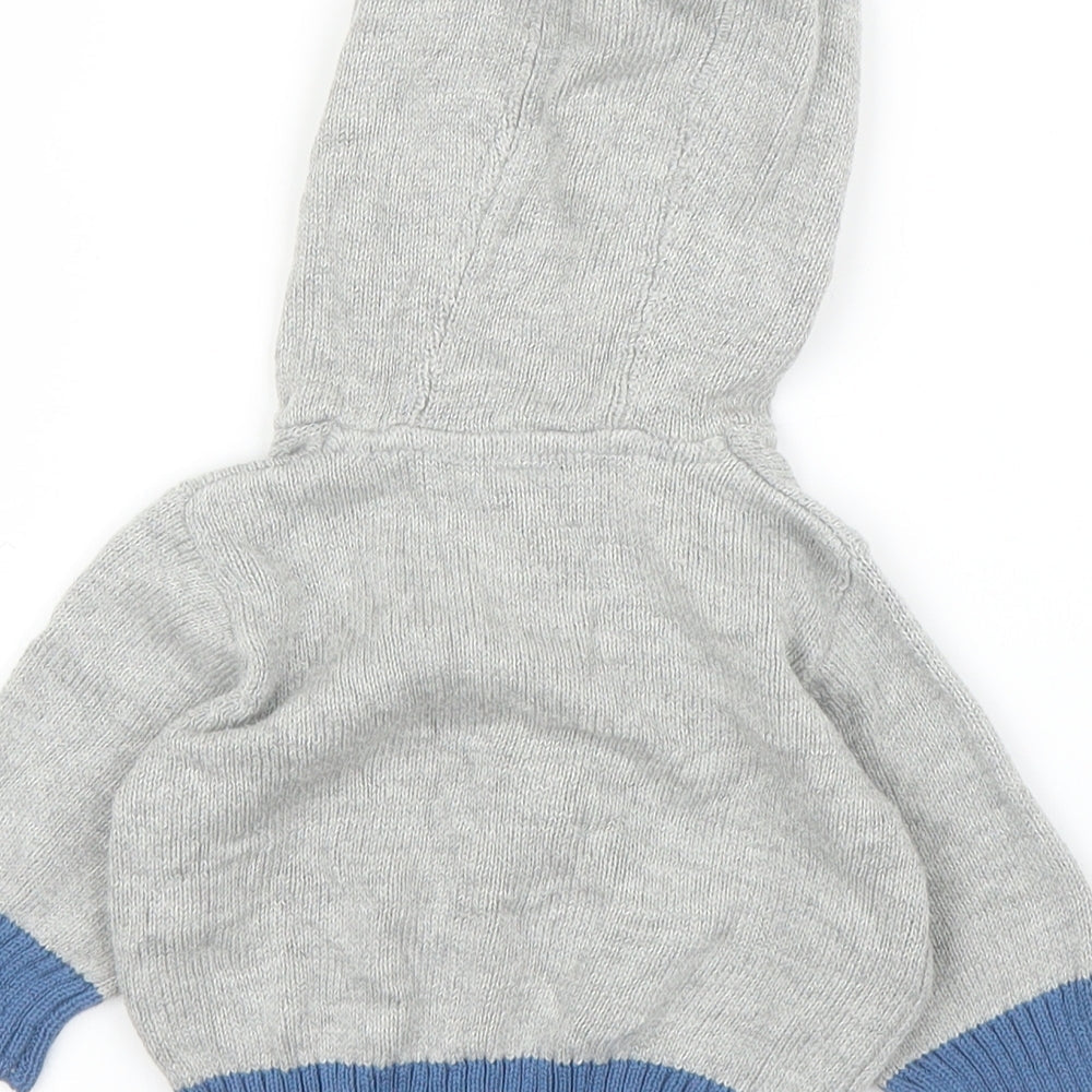 TU Boys Grey Pullover Jumper Size 0-3 Months