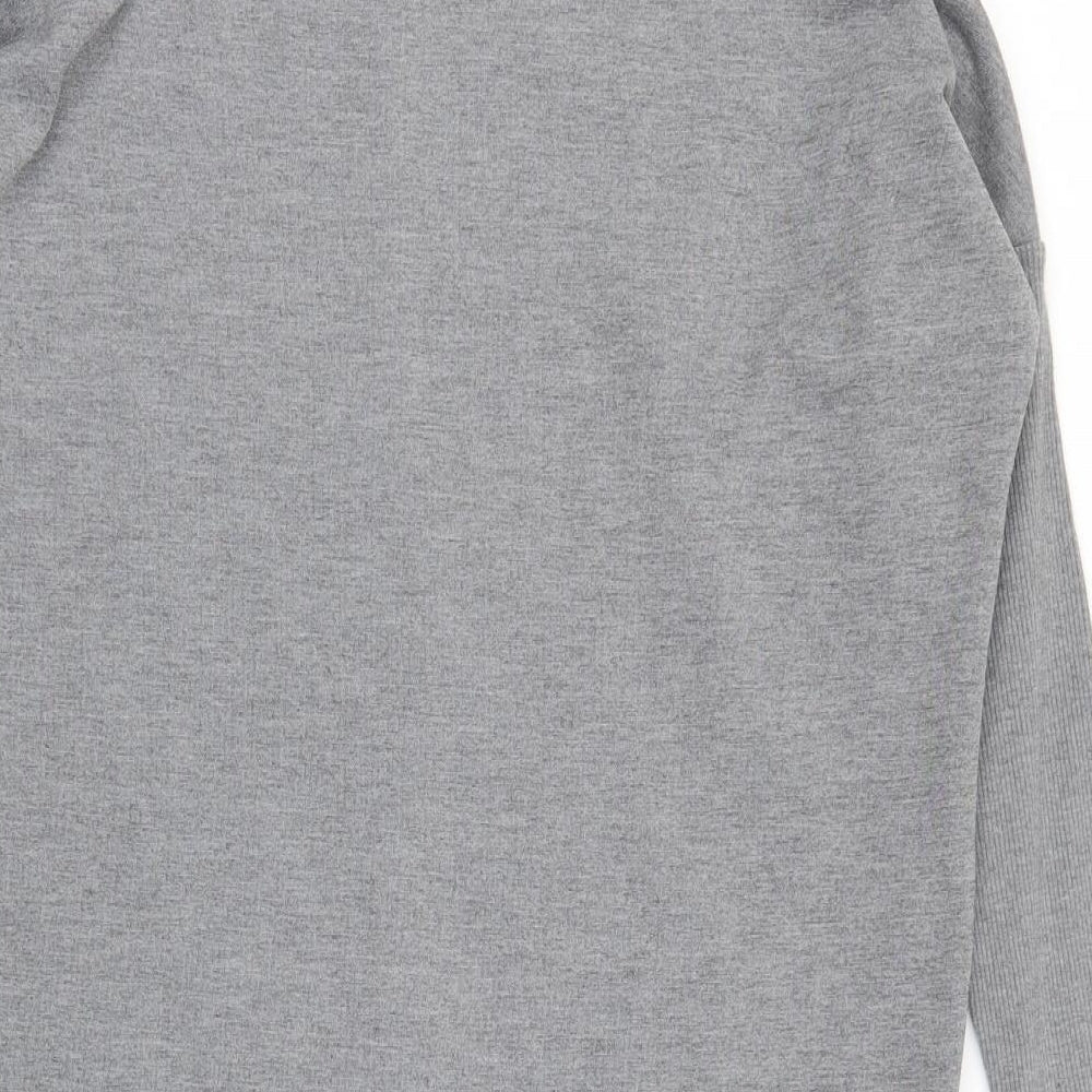 Warehoiuse Womens Grey Tunic Jumper Size 8