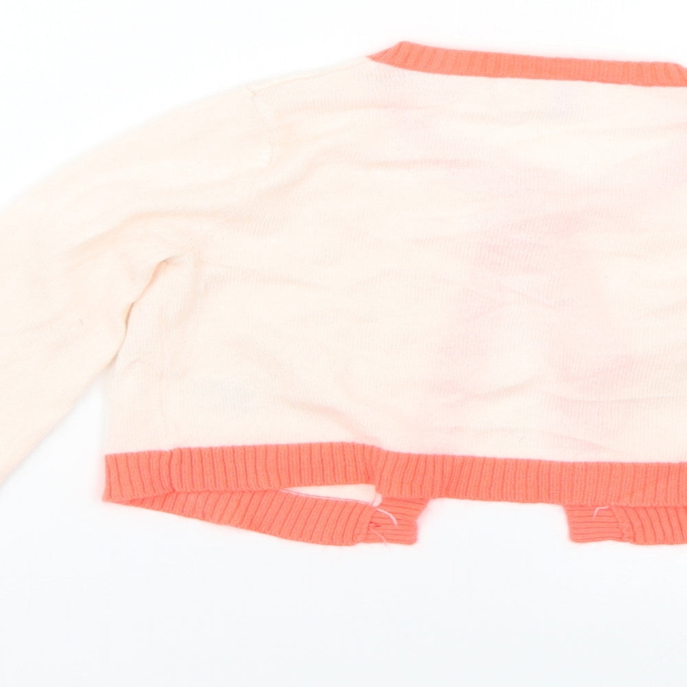 John Lewis Girls Multicoloured Cape Jumper Size 6-7 Years