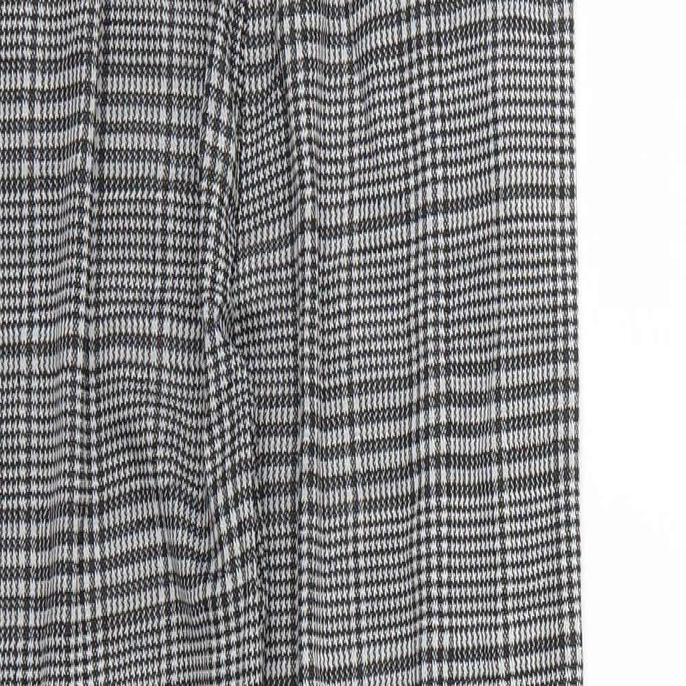 Preworn Womens Multicoloured Check Trousers Size L L26 in