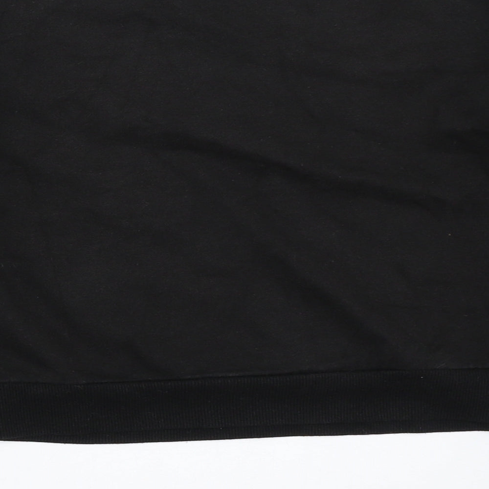 H&M Girls Black Pullover Sweatshirt Size 11-12 Years