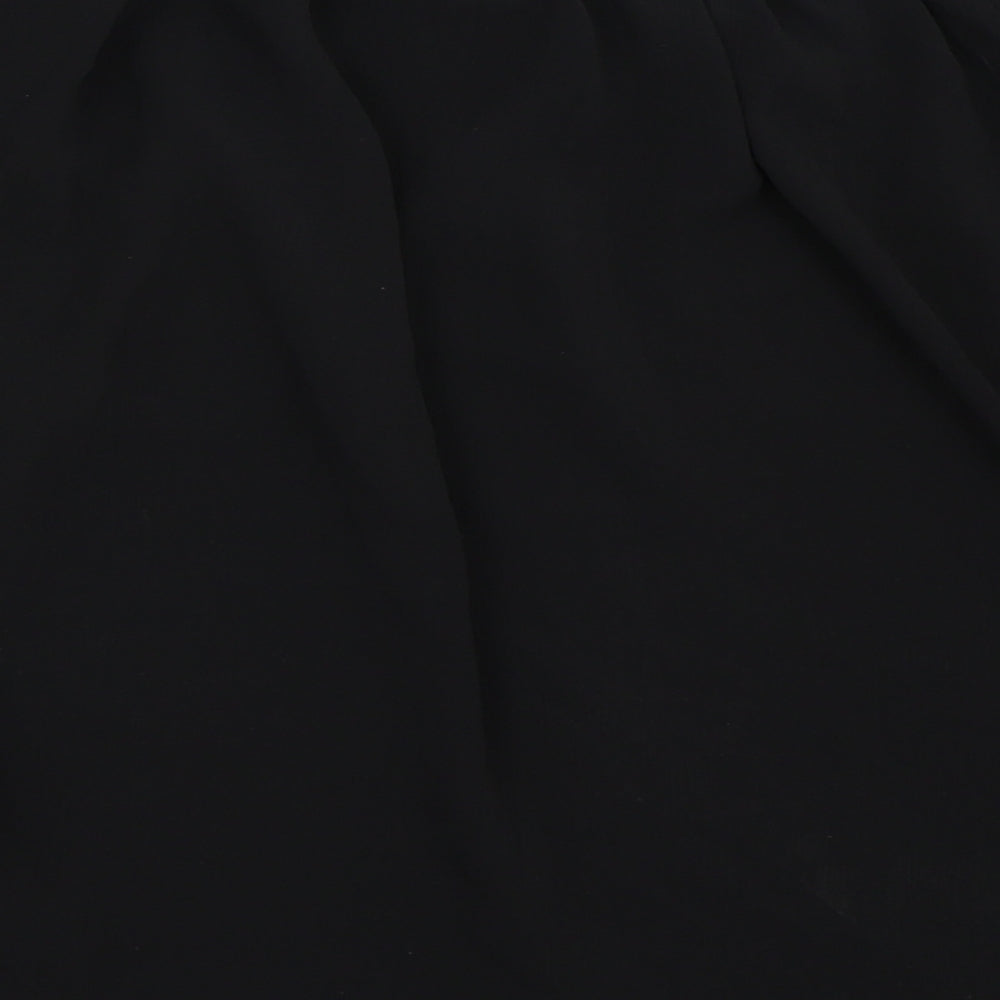 New Look Womens Black Basic Blouse Size 10