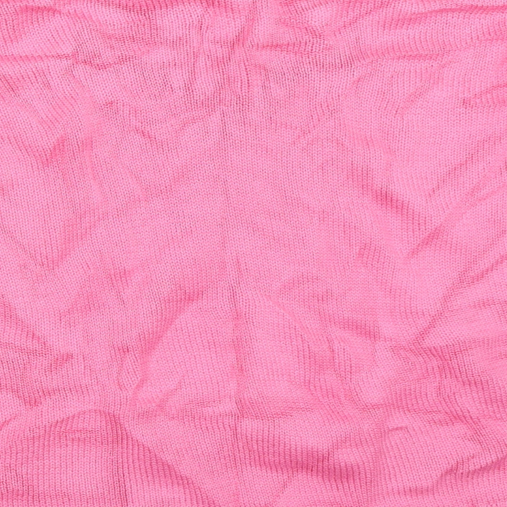 Rick Cardona Womens Pink Pullover Jumper Size 14