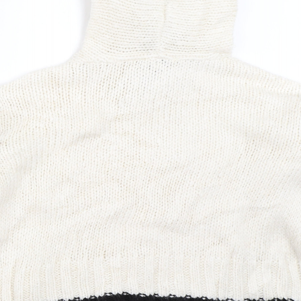 Miss Selfridge Womens Ivory Pullover Jumper Size 6