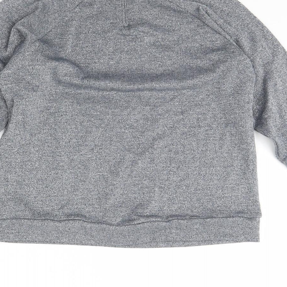 Jaqueline de Yong Womens Silver Pullover Jumper Size M