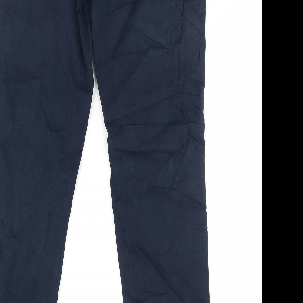 DECATHLON Womens Blue Straight Jeans Size 12 L29 in