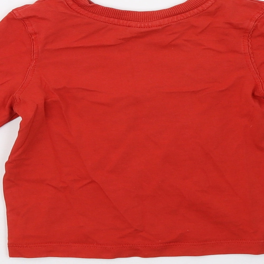 George Boys Red Pyjama Top Size 24 Months