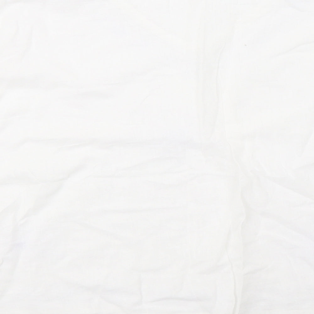 Preworn Womens White Basic Blouse Size M