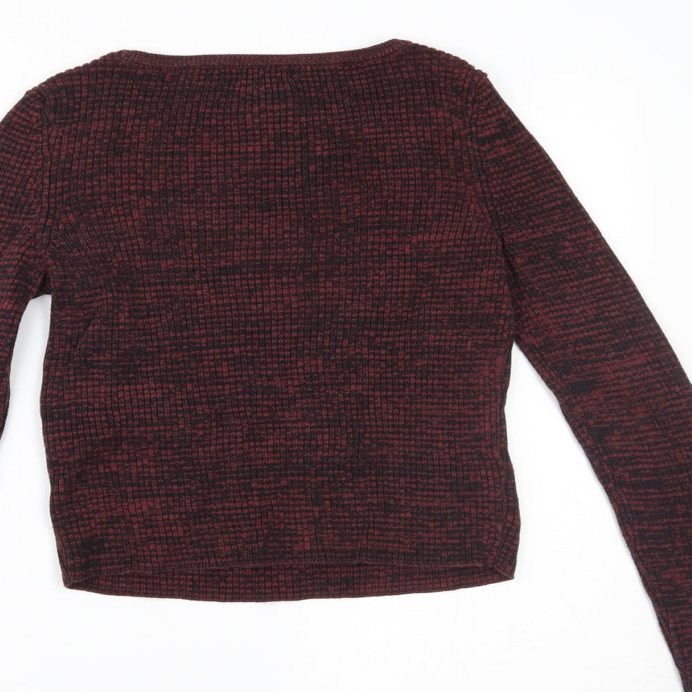 New Look Womens Red Pullover Jumper Size 10