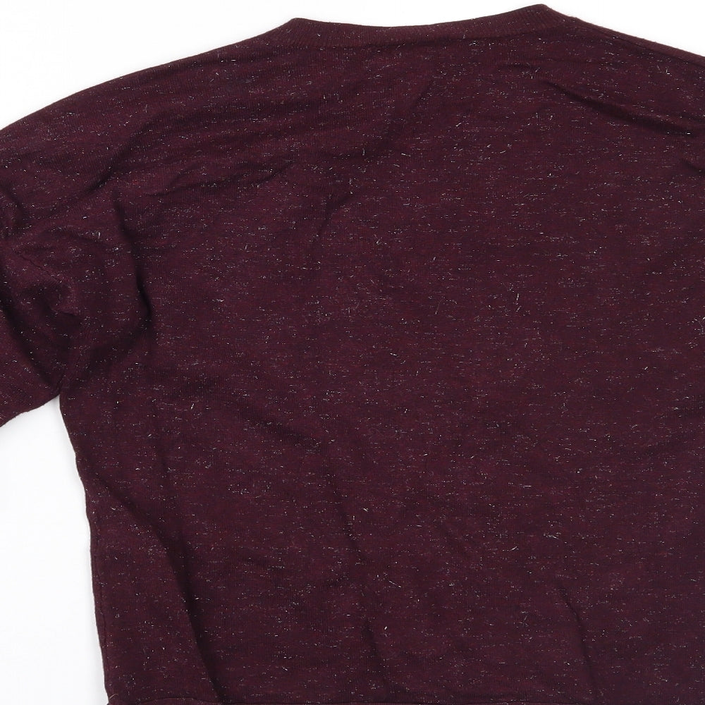 Warehouse Womens Purple Basic Blouse Size 12