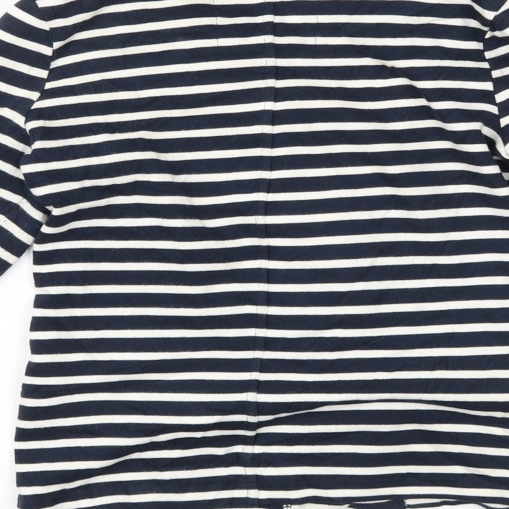 NEXT Womens Blue Striped Jacket Blazer Size 6