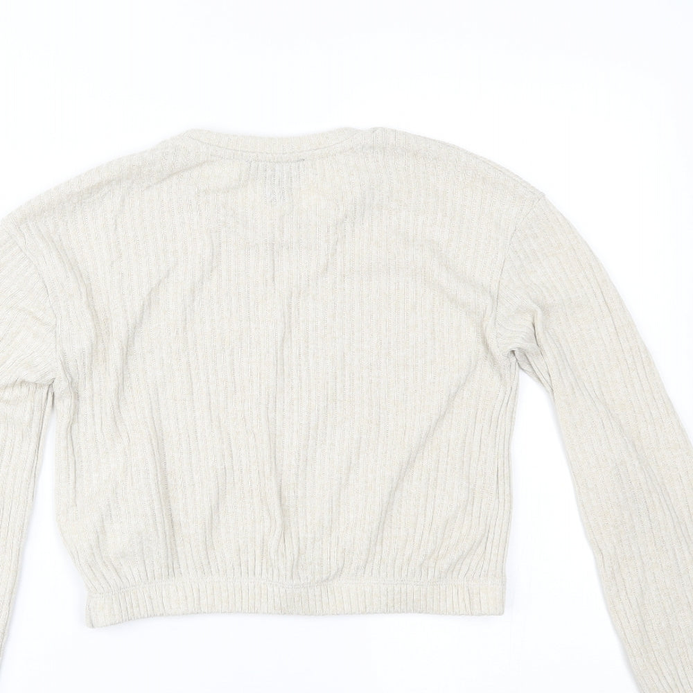New Look Girls Beige Basic Blouse Size 14-15 Years