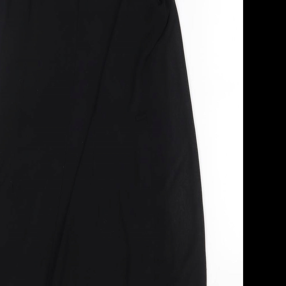 Atmosphere Womens Black A-Line Size 10