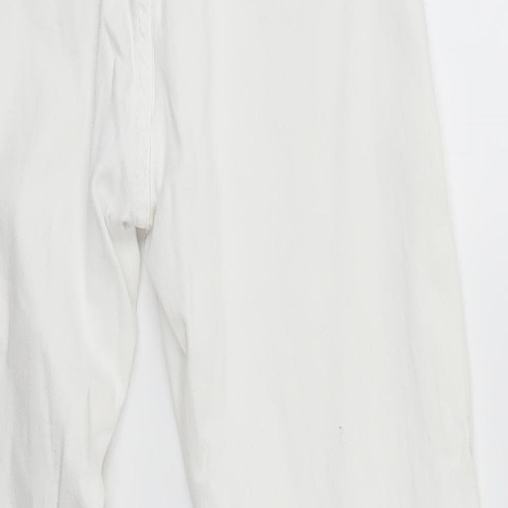 Topshop Womens White Skinny Jeans Size 30 in L32 in