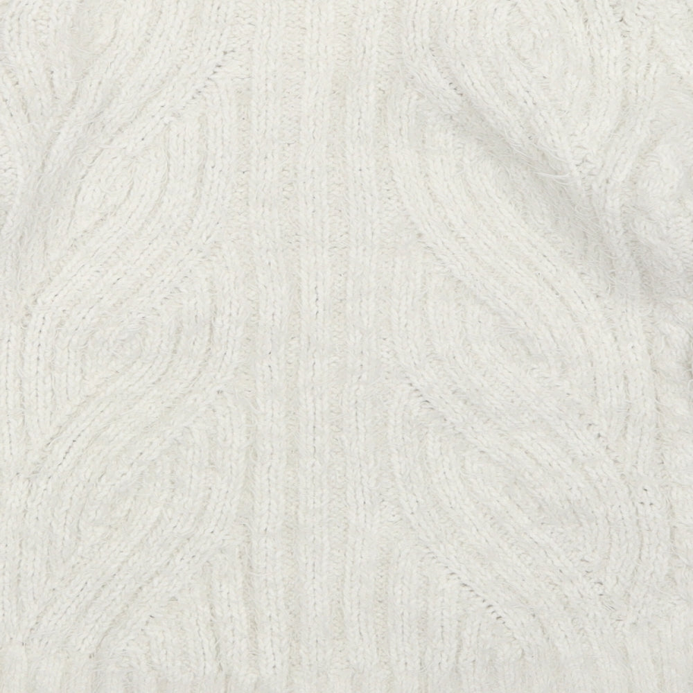 Marks & Spencer Womens White Pullover Jumper Size M