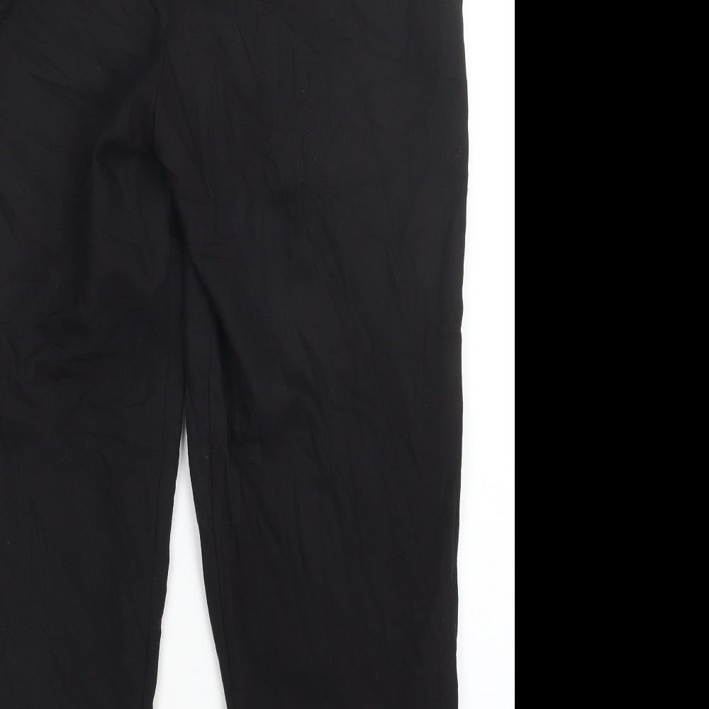 New Look Womens Black Trousers Size 12 L27 in