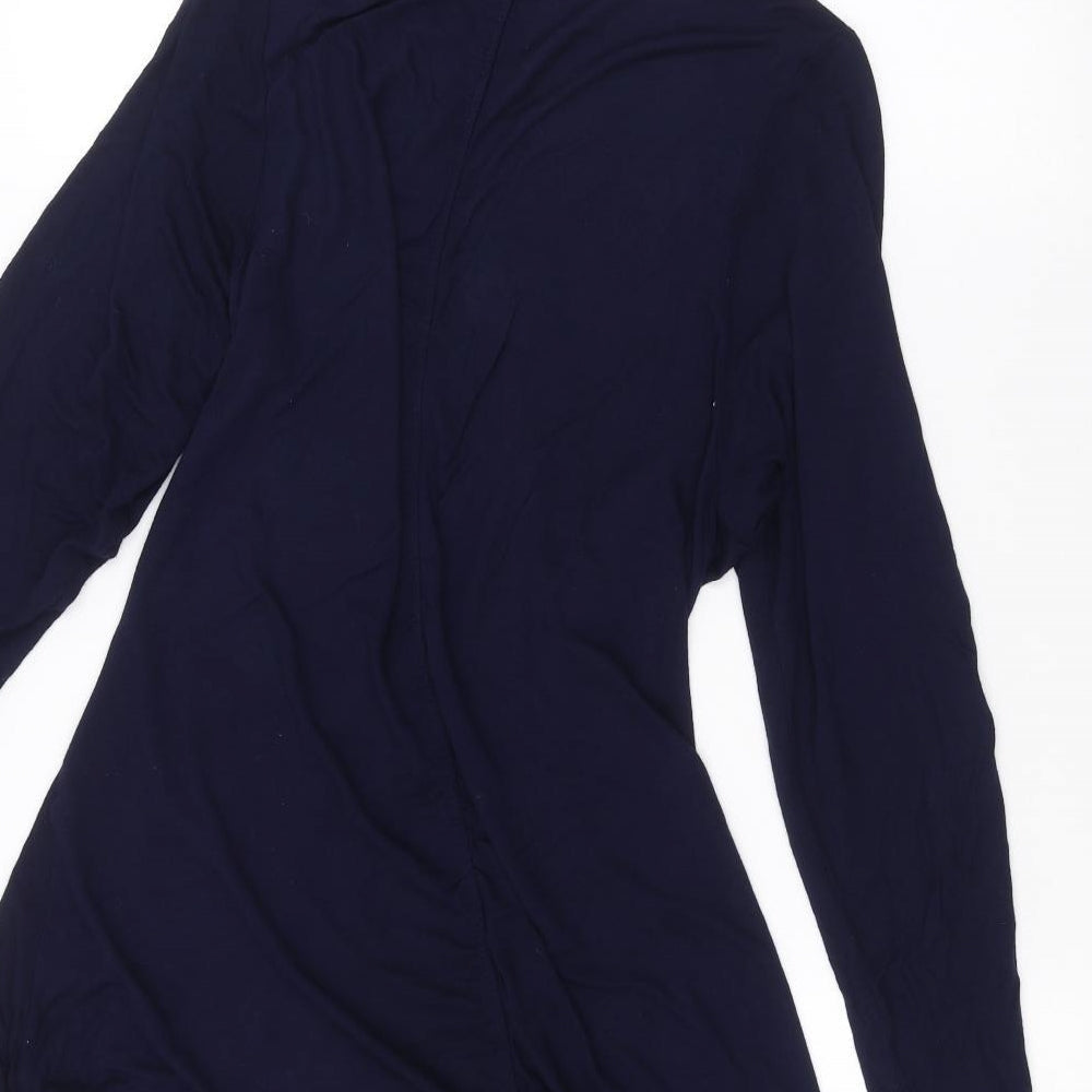 K & D Womens Blue Cardigan Jumper Size 16
