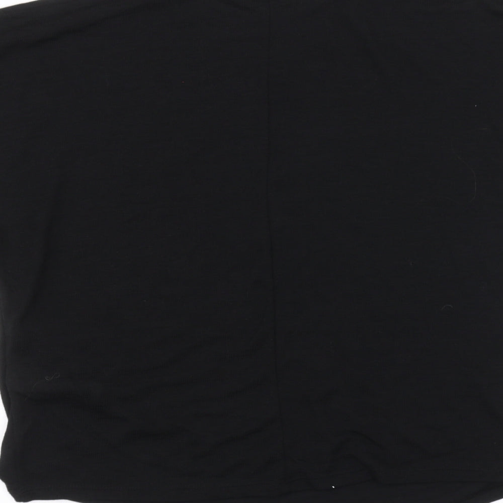 New Look Womens Black Basic Blouse Size M