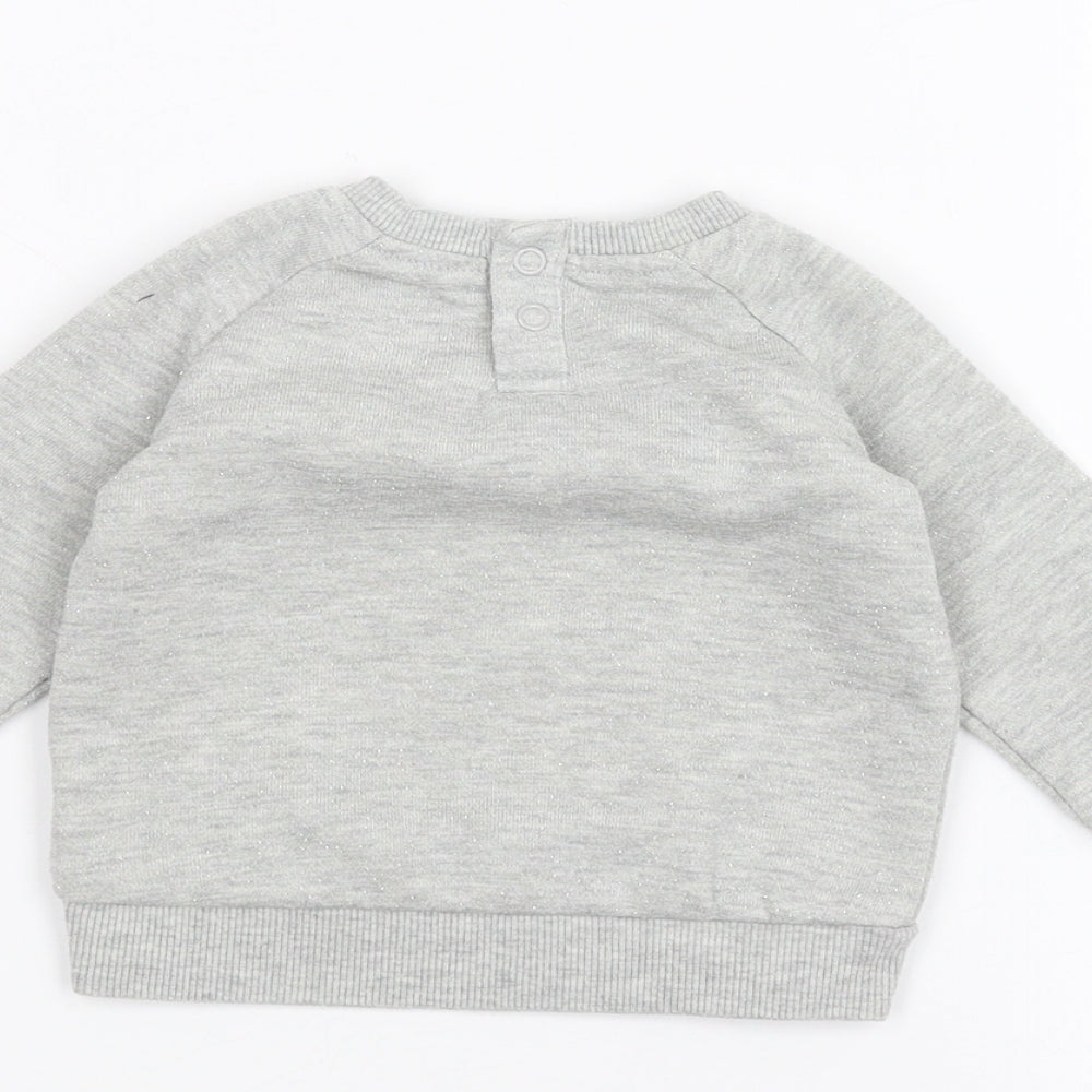 Young Dimension Baby Grey Pullover Jumper Size 3-6 Months