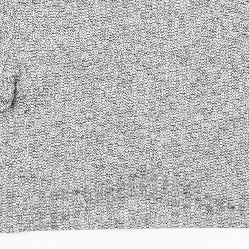 Nutmeg Girls Silver Pullover Jumper Size 7-8 Years