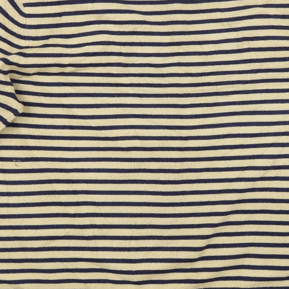 Savoir Womens Multicoloured Striped Pullover Jumper Size 14