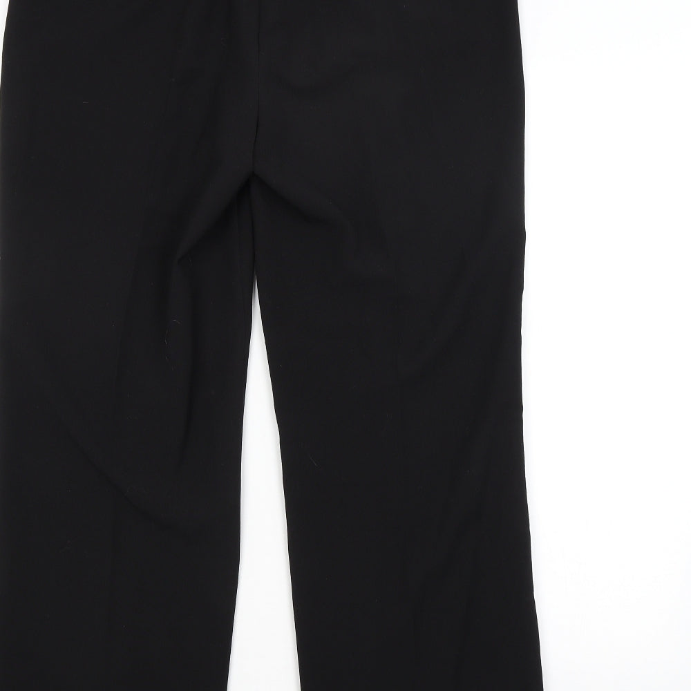 Maine Womens Black Trousers Size 12 L27 in