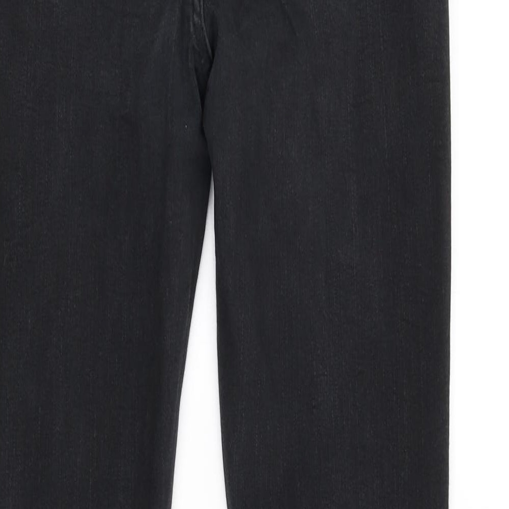 Preworn Womens Black Skinny Jeans Size 32 in L30 in