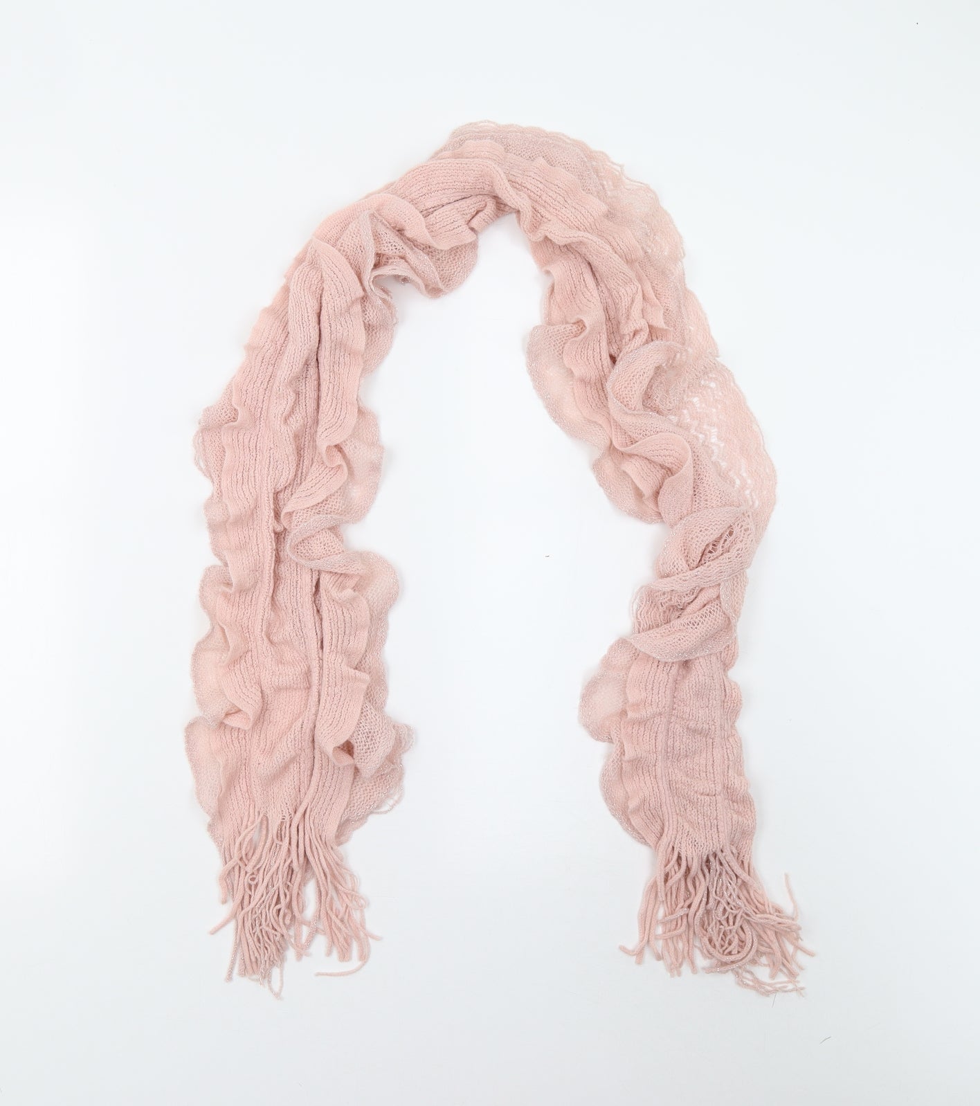 Preworn Womens Pink Scarf
