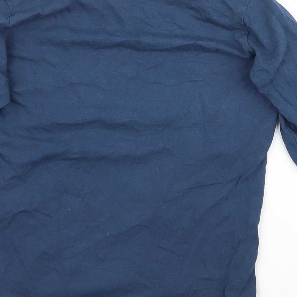 name it Girls Blue Basic T-Shirt Size 9-10 Years