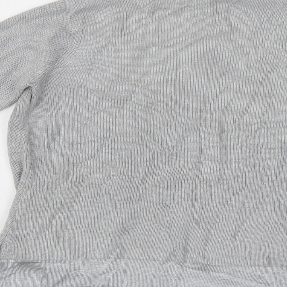 Marks & Spencer Womens Grey Cardigan Jumper Size 8