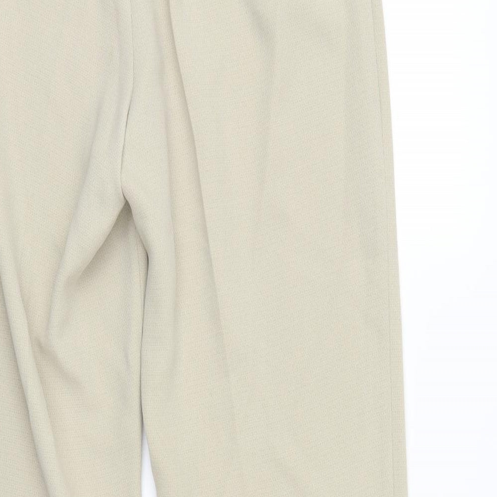 BHS Womens Ivory Trousers Size 14 L26 in
