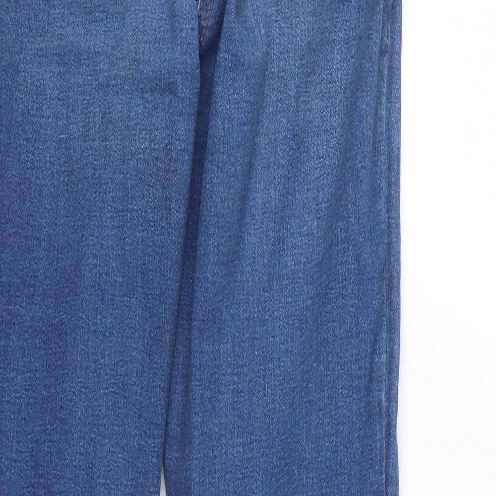 /denim Womens Blue Denim Tapered Jeans Size 8 L29 in