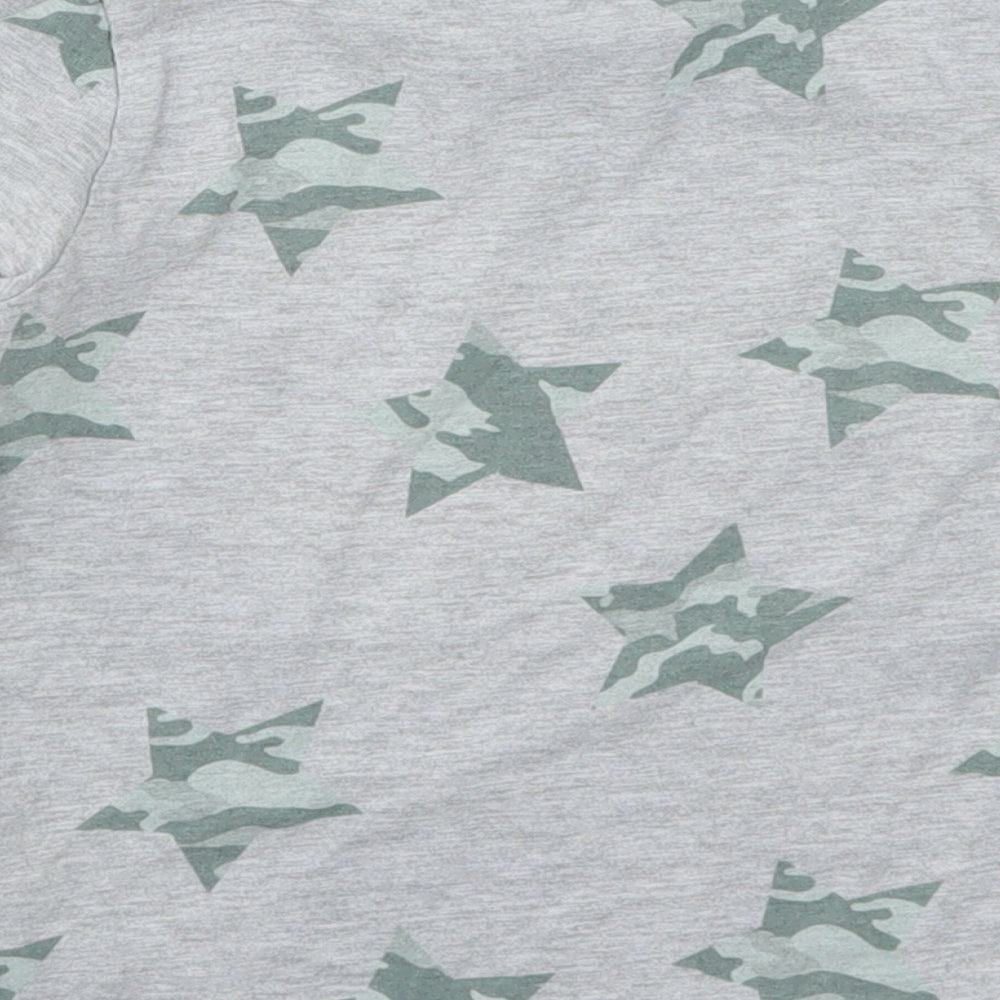 George Boys Grey Solid Pyjama Top Size 4-5 Years - Stars