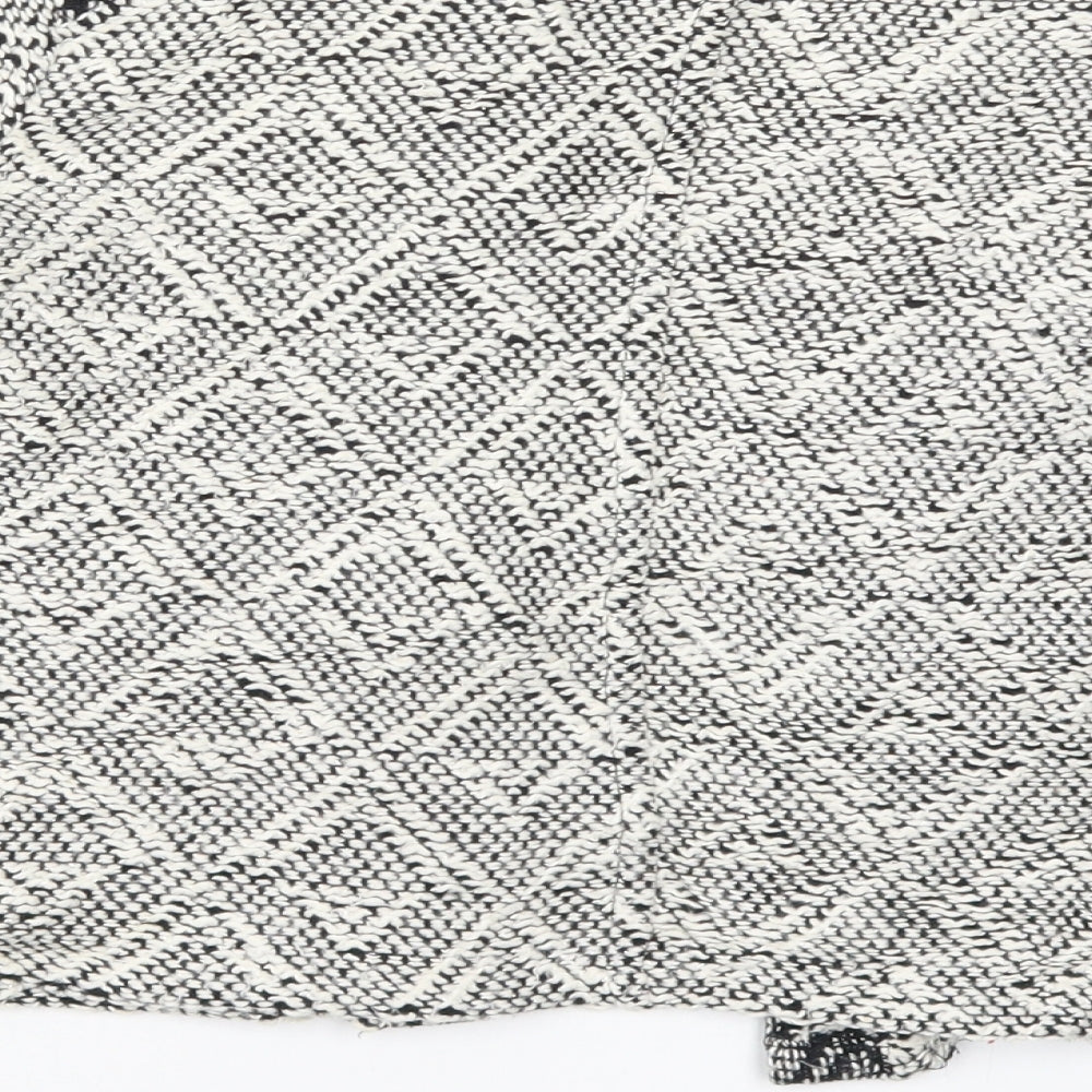 Miss Selfridge Womens Ivory Geometric Jacket Size 12