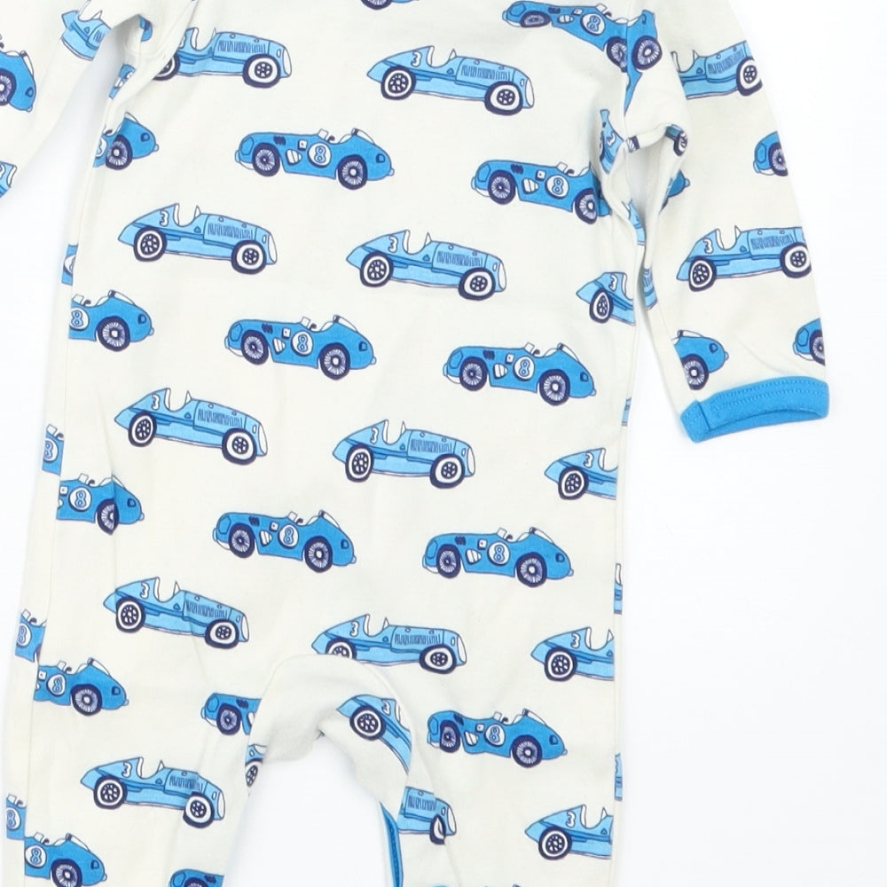 Mini Club Boys Blue Geometric Babydoll One Piece Size 0-3 Months