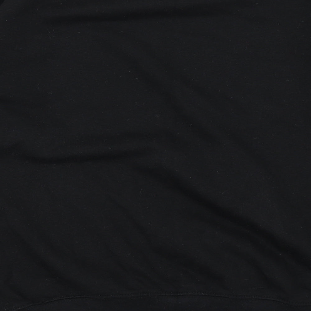 Hutson Harbour Mens Black Pullover Sweatshirt Size S